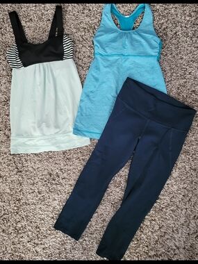 Lululemon Athleta 3 Pc Bundle Size Small